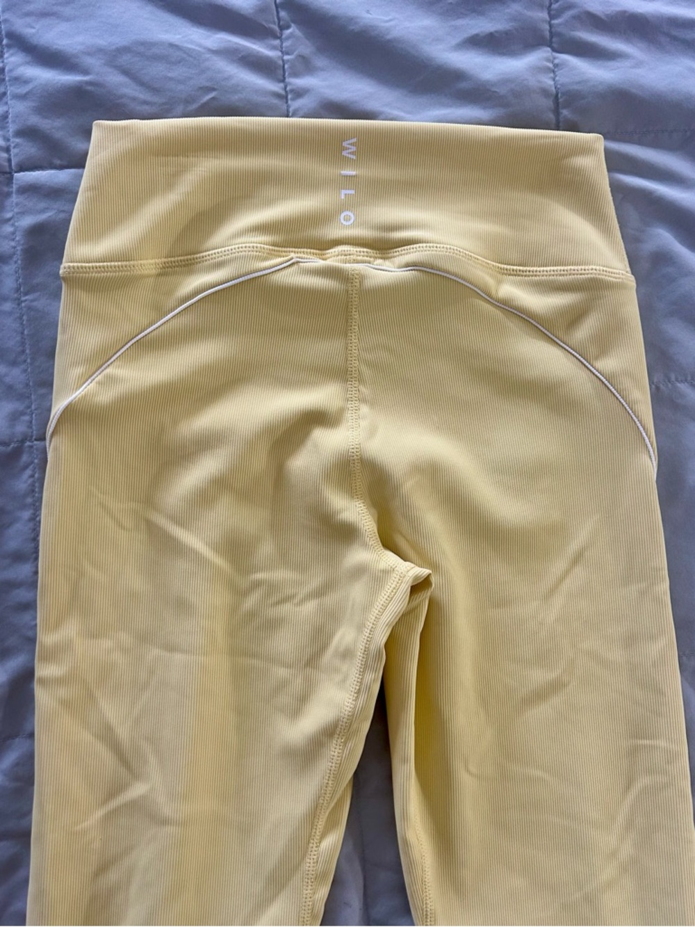 Wilo The Label Butter Yellow High-Rise Women’s Leggings Size Medium - Picture 11 of 11